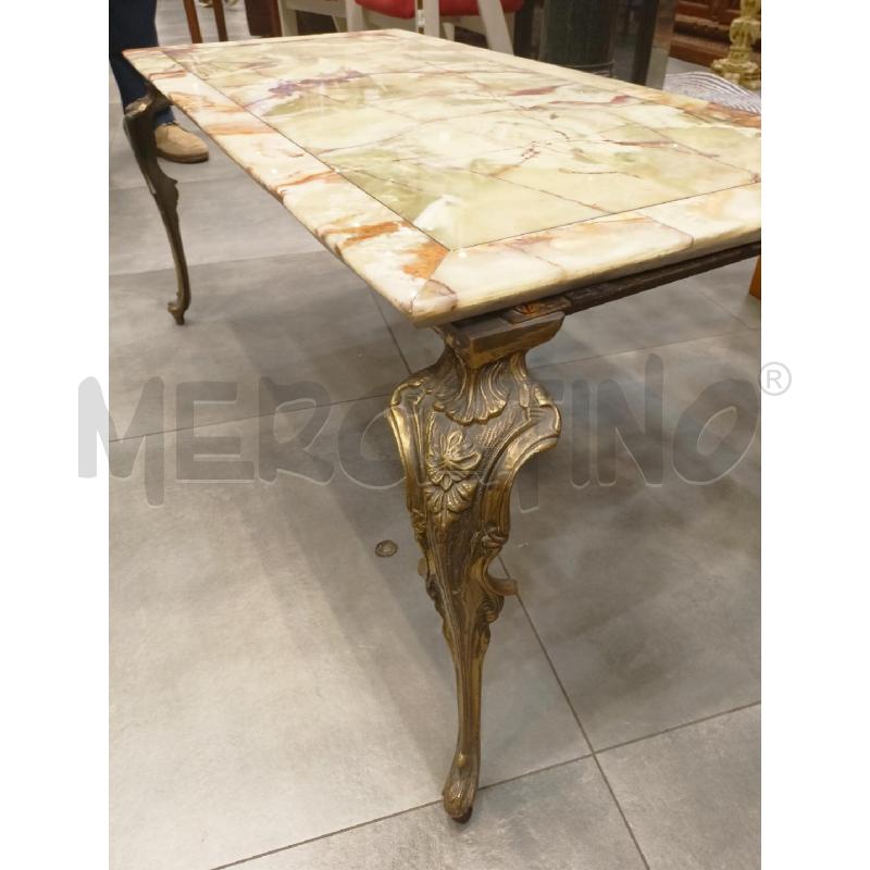 TAVOLO BASSO P MARMO STRUTT BRONZO | Mercatino dell'Usato Roma re di roma 5