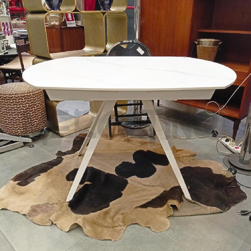 TAVOLO KYOTO ALLUNGABILE PIANO SATINATO | Mercatino dell'Usato Roma re di roma 1
