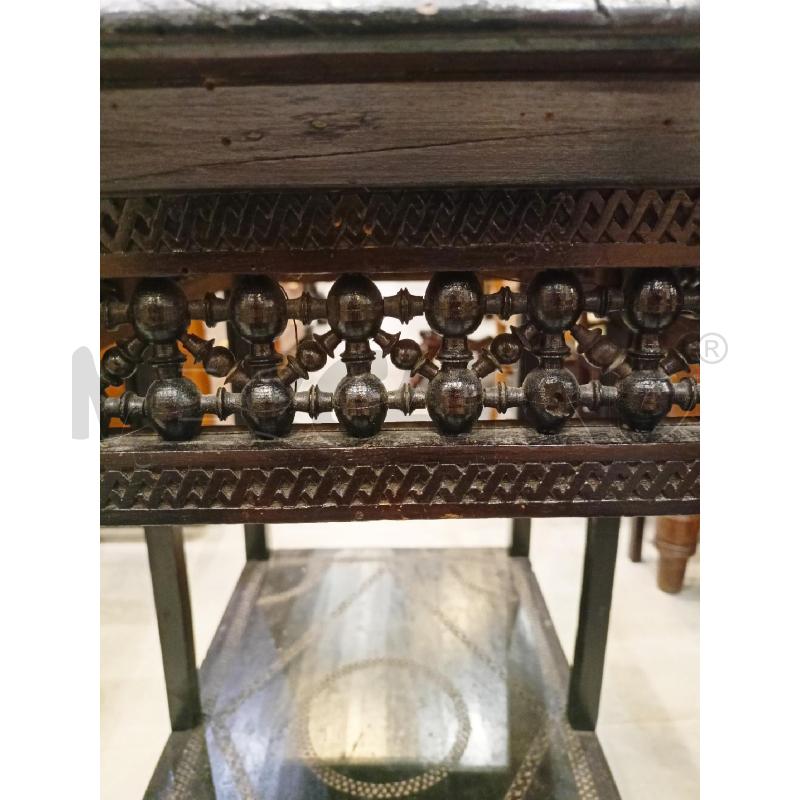 TAVOLO NERO 1 RIP INT MADREPERL STILE ETNICO | Mercatino dell'Usato Roma re di roma 3