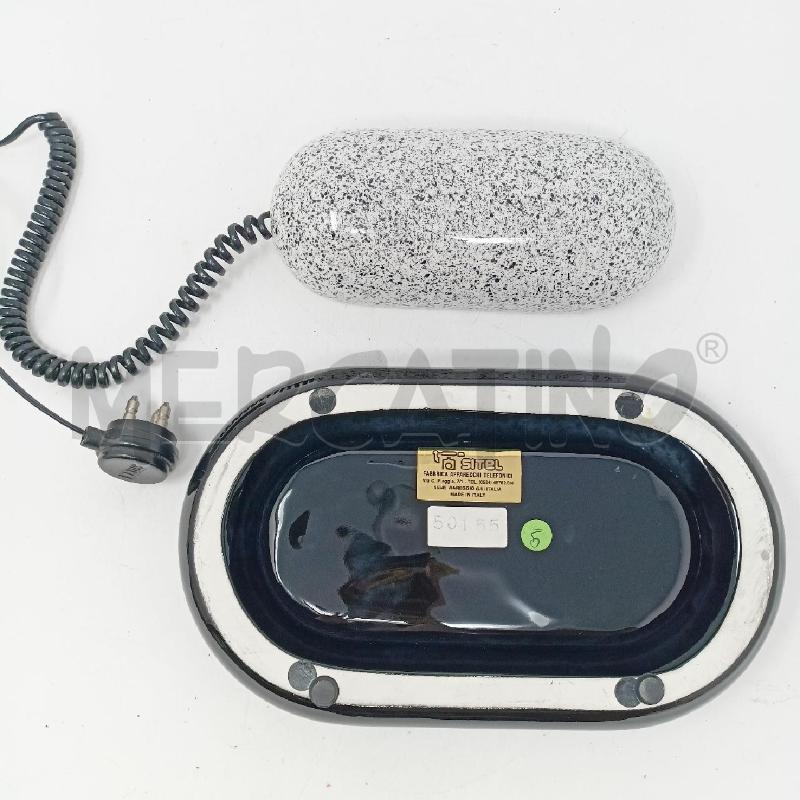 TELEFONO SITEL MARMO BASE NERA CORNETTA GRIGIA  | Mercatino dell'Usato Roma re di roma 4