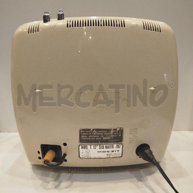 TELEVISORE INDESIT T12 ANNI 70 TEST OK | Mercatino dell'Usato Roma re di roma 3