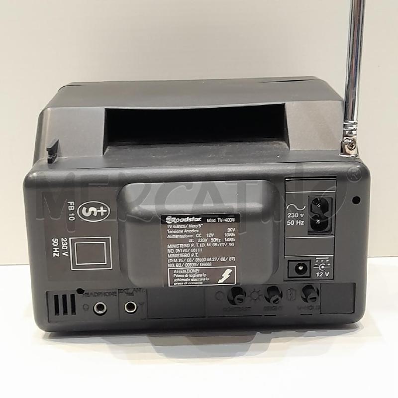 TELEVISORE PORTATILE VINTAGE ROADSTAR TV-400 N COMPLETO E FUNZIONANTE | Mercatino dell'Usato Roma re di roma 5