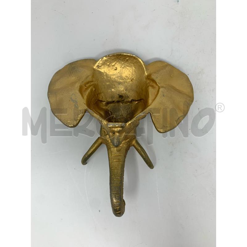 TESTA ELEFANTE 2 ZANNE OTTONE PROBOSCIDE BASSA | Mercatino dell'Usato Roma re di roma 5