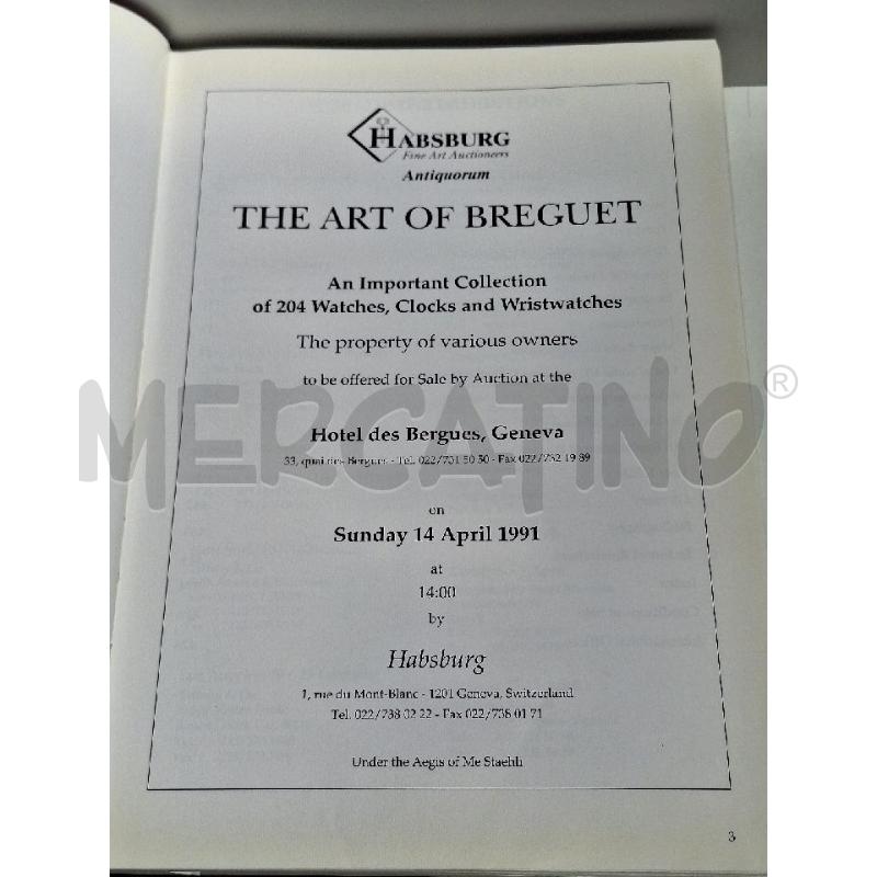 THE ART OF BREGUET 1991 HABSBURG | Mercatino dell'Usato Roma re di roma 3