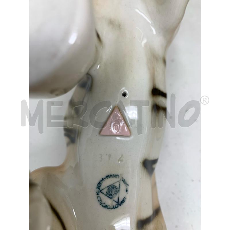 TIGRE PORCELLANA DIPINTA ROYAL DUX  | Mercatino dell'Usato Roma re di roma 4