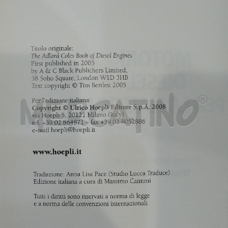 TIM BARTLETT MOTORI DIESEL PER LA NAUTICA | Mercatino dell'Usato Roma re di roma 4
