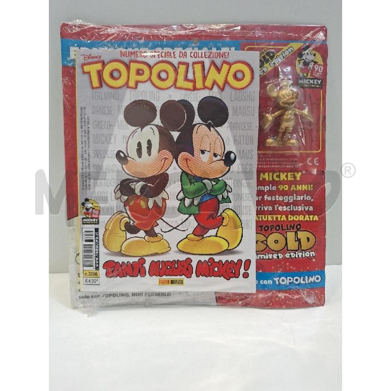 TOPOLINO 3286 CON STATUETTA TOPOLINO 90° ANNIVERSARIO | Mercatino dell'Usato Roma re di roma 1