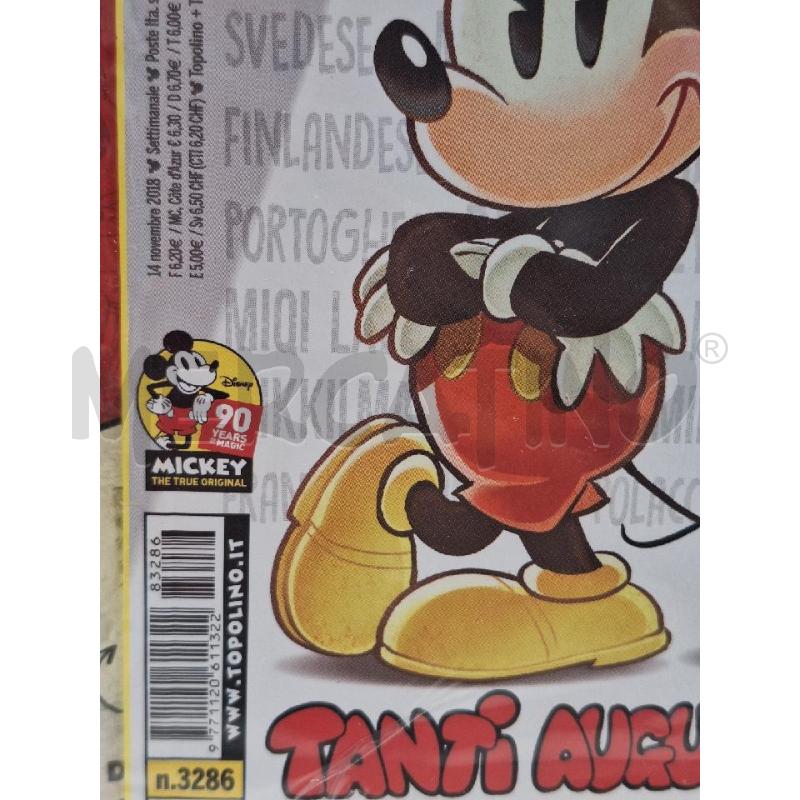 TOPOLINO 3286 CON STATUETTA TOPOLINO 90° ANNIVERSARIO | Mercatino dell'Usato Roma re di roma 3