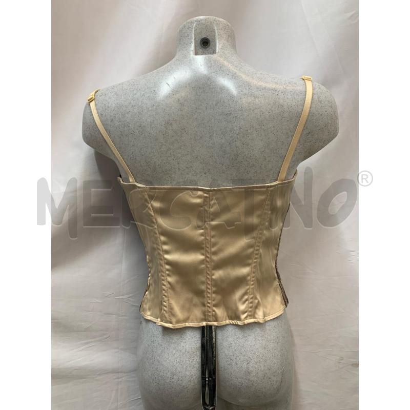 TOP DOLCE & GABBANA MARRONE RIGHE BEIGE INCROCI | Mercatino dell'Usato Roma re di roma 3