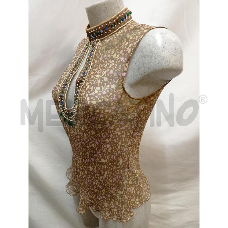 TOP LA PERLA MARR FIORI BORDO STRASS COLOR | Mercatino dell'Usato Roma re di roma 2