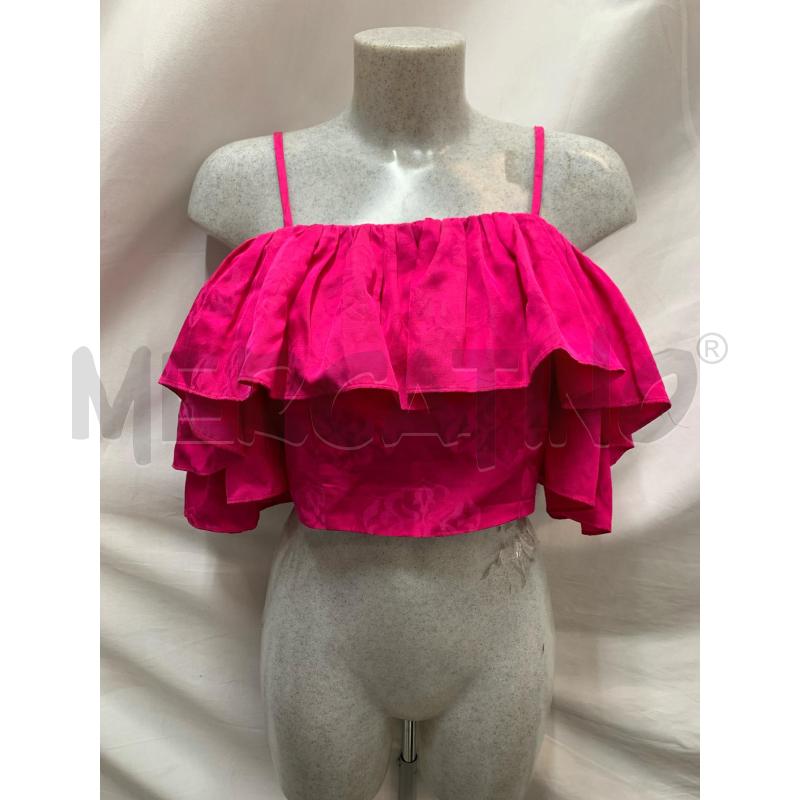 TOP SANDRO FUCSIA RICAMI CACHEMERE  | Mercatino dell'Usato Roma re di roma 1