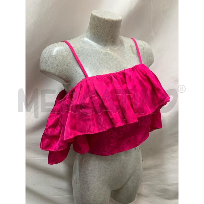 TOP SANDRO FUCSIA RICAMI CACHEMERE  | Mercatino dell'Usato Roma re di roma 2