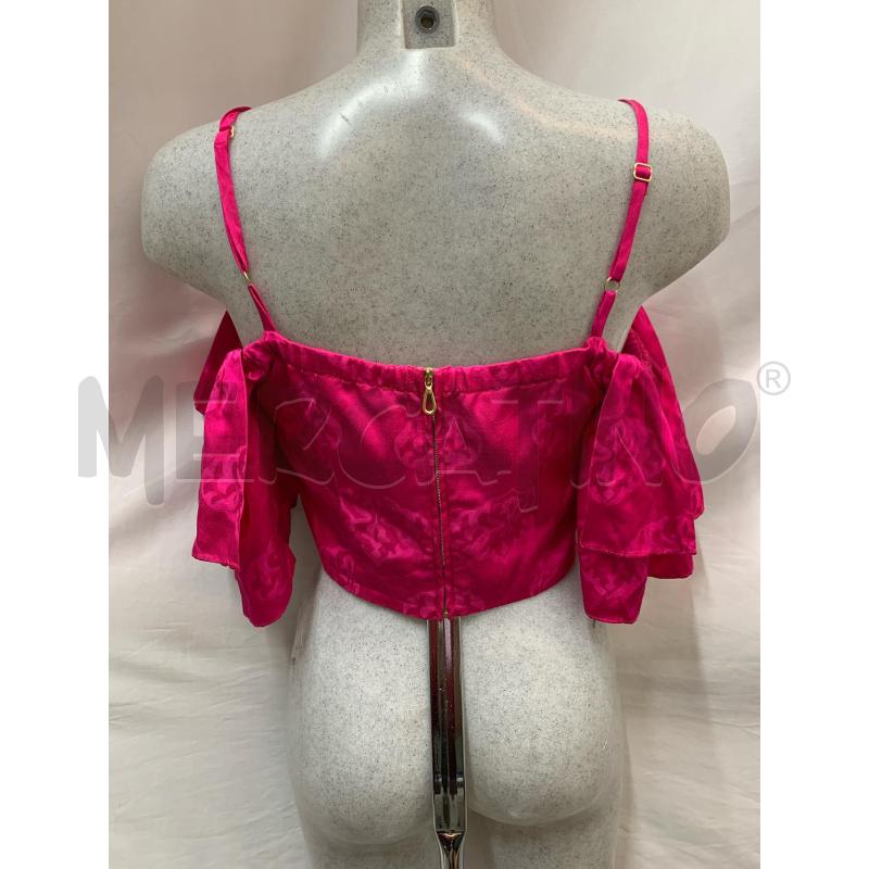 TOP SANDRO FUCSIA RICAMI CACHEMERE  | Mercatino dell'Usato Roma re di roma 3