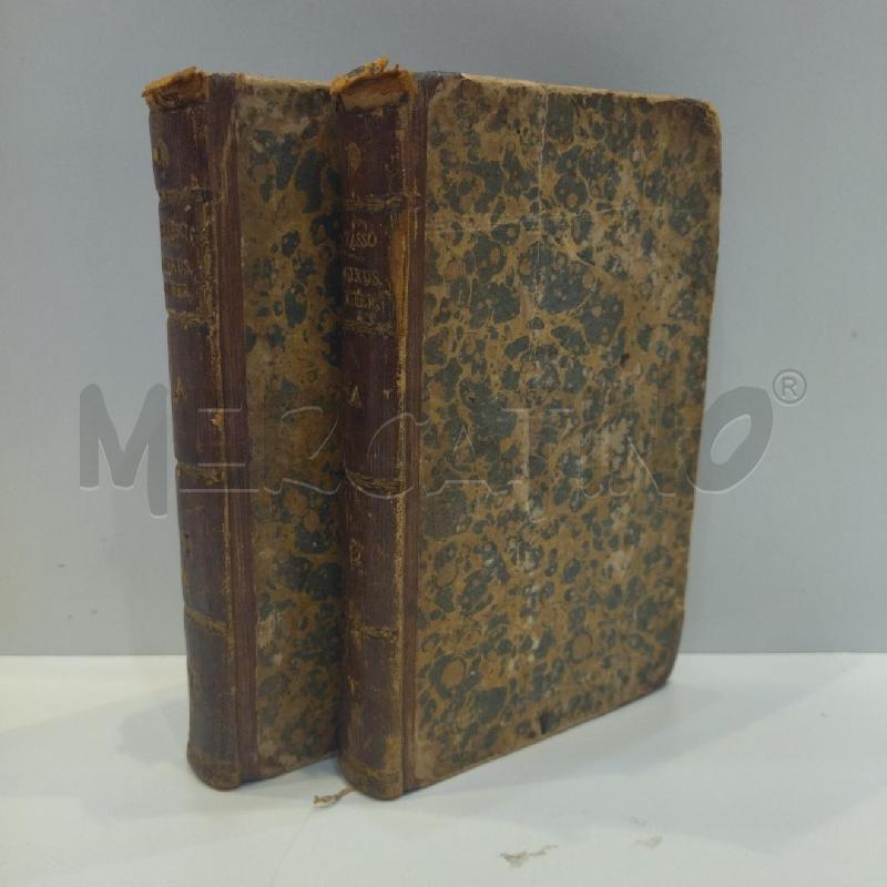 TORQUATO TASSO GERUSALEMME LIBERATA 2 VOLUMI 1815 CAPRANI COLLEGIO GALLIO COMO | Mercatino dell'Usato Roma re di roma 1