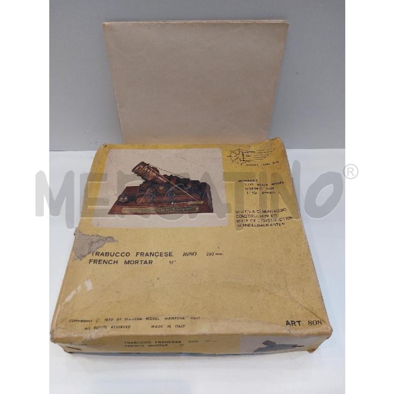 TRABUCCO FRANCESE CANNONE 1680 KIT MODEL MANTUA 1:17 | Mercatino dell'Usato Roma re di roma 1