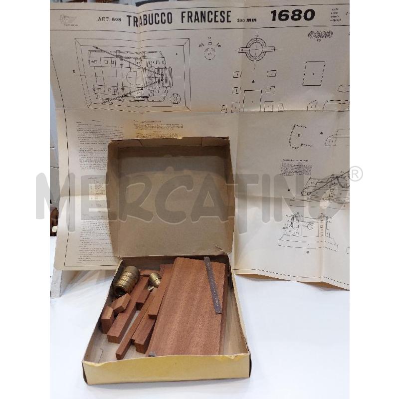 TRABUCCO FRANCESE CANNONE 1680 KIT MODEL MANTUA 1:17 | Mercatino dell'Usato Roma re di roma 2