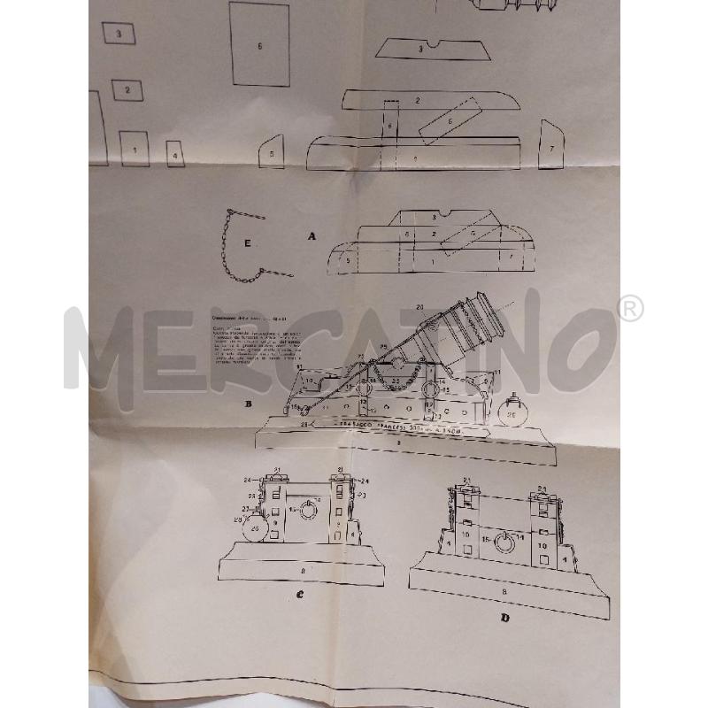 TRABUCCO FRANCESE CANNONE 1680 KIT MODEL MANTUA 1:17 | Mercatino dell'Usato Roma re di roma 4