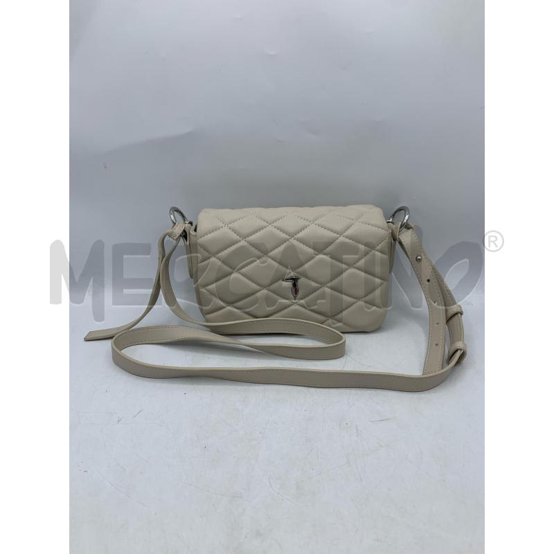 TRACOLLA DONNA TRUSSARDI BEIGE CATENA  | Mercatino dell'Usato Roma re di roma 1
