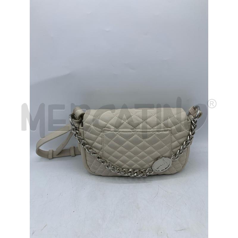 TRACOLLA DONNA TRUSSARDI BEIGE CATENA  | Mercatino dell'Usato Roma re di roma 3