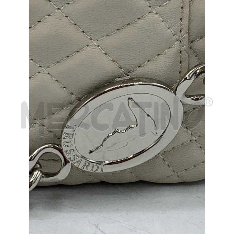 TRACOLLA DONNA TRUSSARDI BEIGE CATENA  | Mercatino dell'Usato Roma re di roma 4
