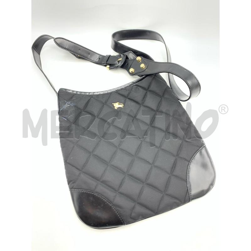 TRACOLLA DONNNA BURBERRY NERA NYLON | Mercatino dell'Usato Roma re di roma 1