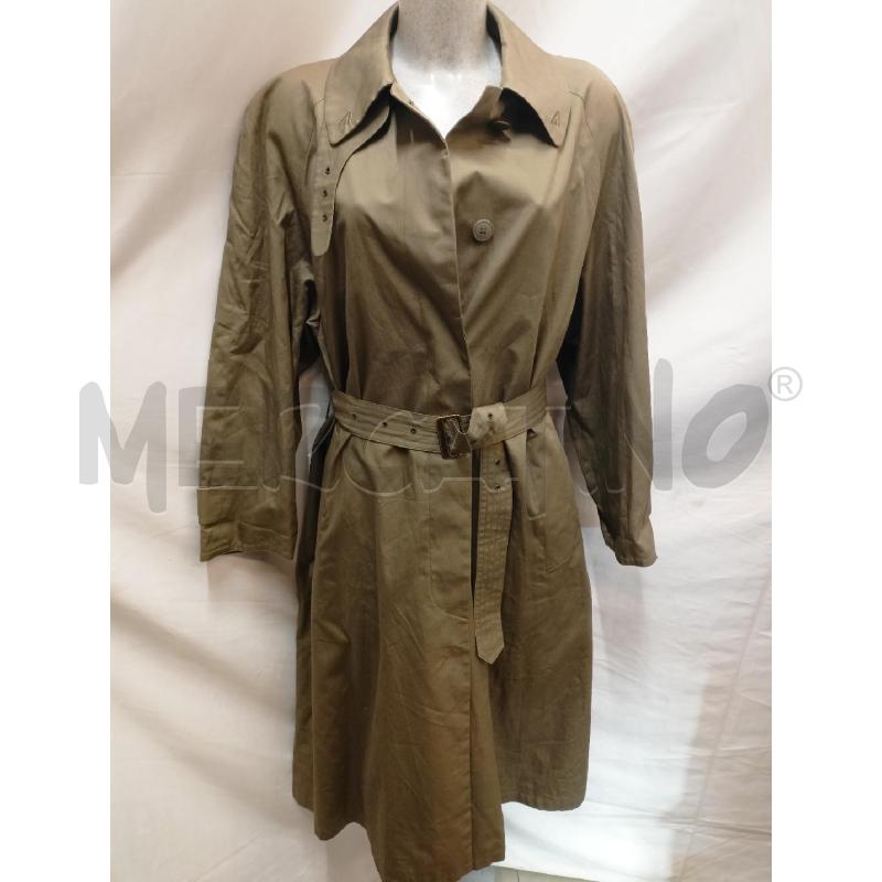 TRENCH DONNA GIORGIO ARMANI PER ALITALIA VERDE MILITARE | Mercatino dell'Usato Roma re di roma 1