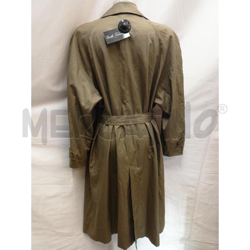 TRENCH DONNA GIORGIO ARMANI PER ALITALIA VERDE MILITARE | Mercatino dell'Usato Roma re di roma 3