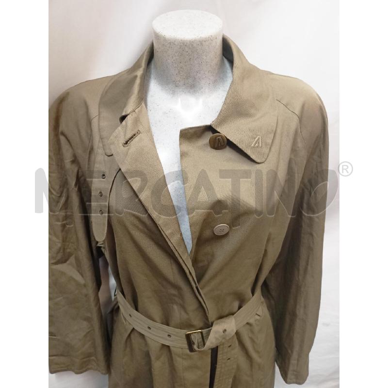 TRENCH DONNA GIORGIO ARMANI PER ALITALIA VERDE MILITARE | Mercatino dell'Usato Roma re di roma 4