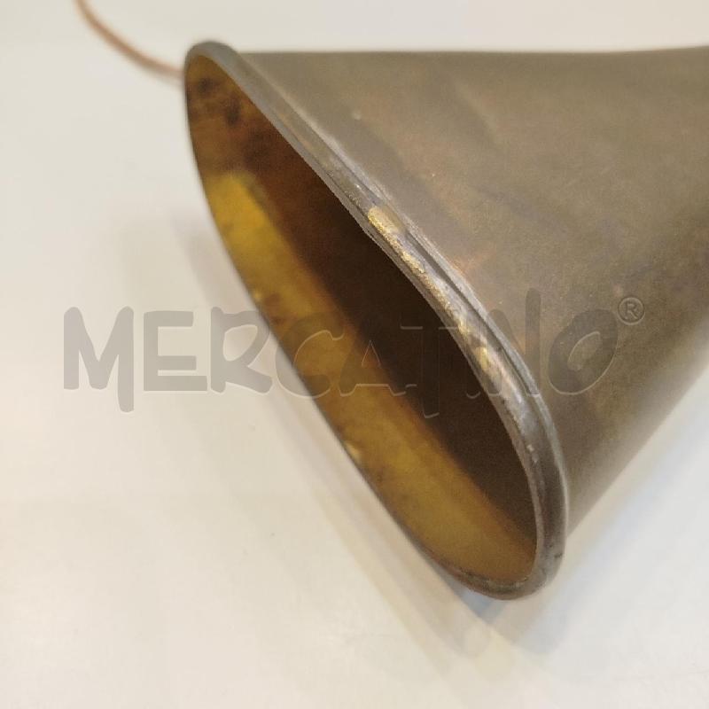 TROMBA DA SEGNALE IN OTTONE LUNGA 45 CM | Mercatino dell'Usato Roma re di roma 2