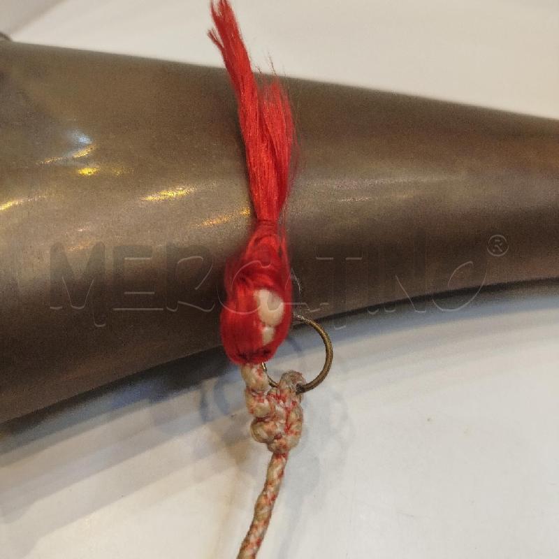 TROMBA DA SEGNALE IN OTTONE LUNGA 45 CM | Mercatino dell'Usato Roma re di roma 4