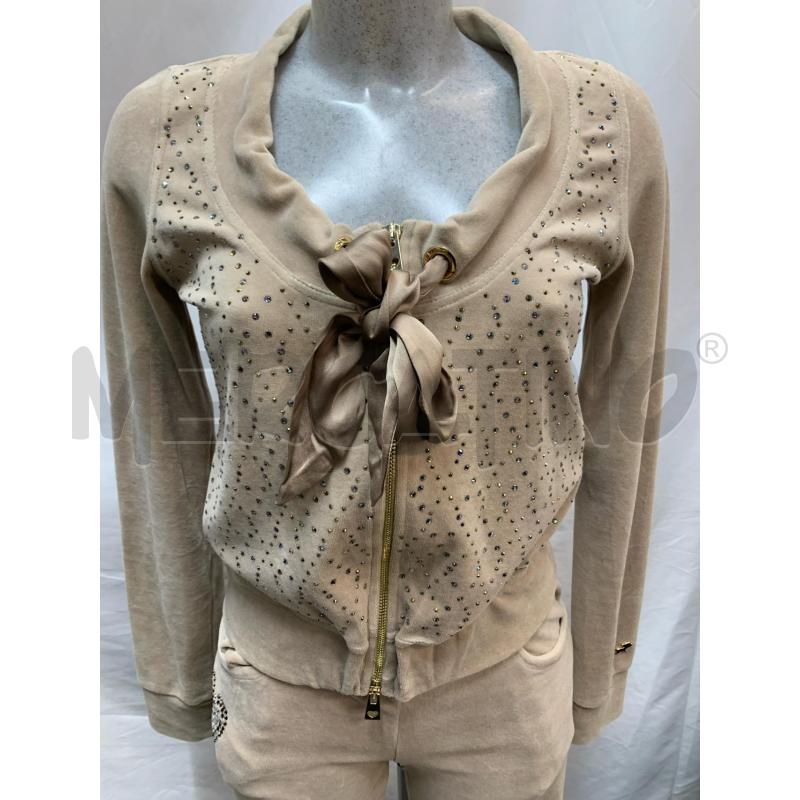 TUTA DONNA NAUGHTY BEIGE STRASS CINIGLIA | Mercatino dell'Usato Roma re di roma 4