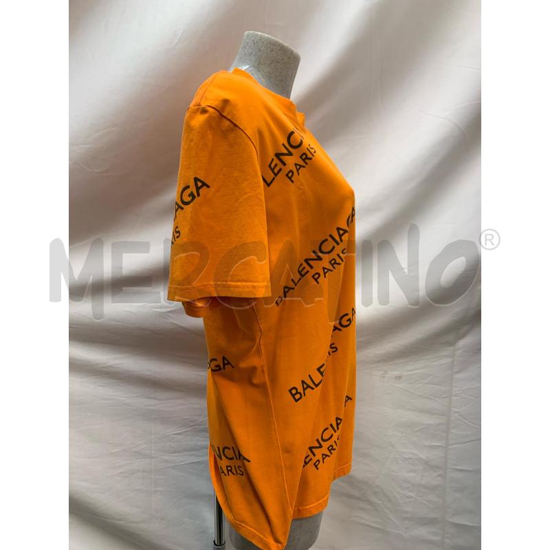 T SHIRT BALENCIAGA ARANCIONE MONOGRAM  | Mercatino dell'Usato Roma re di roma 2
