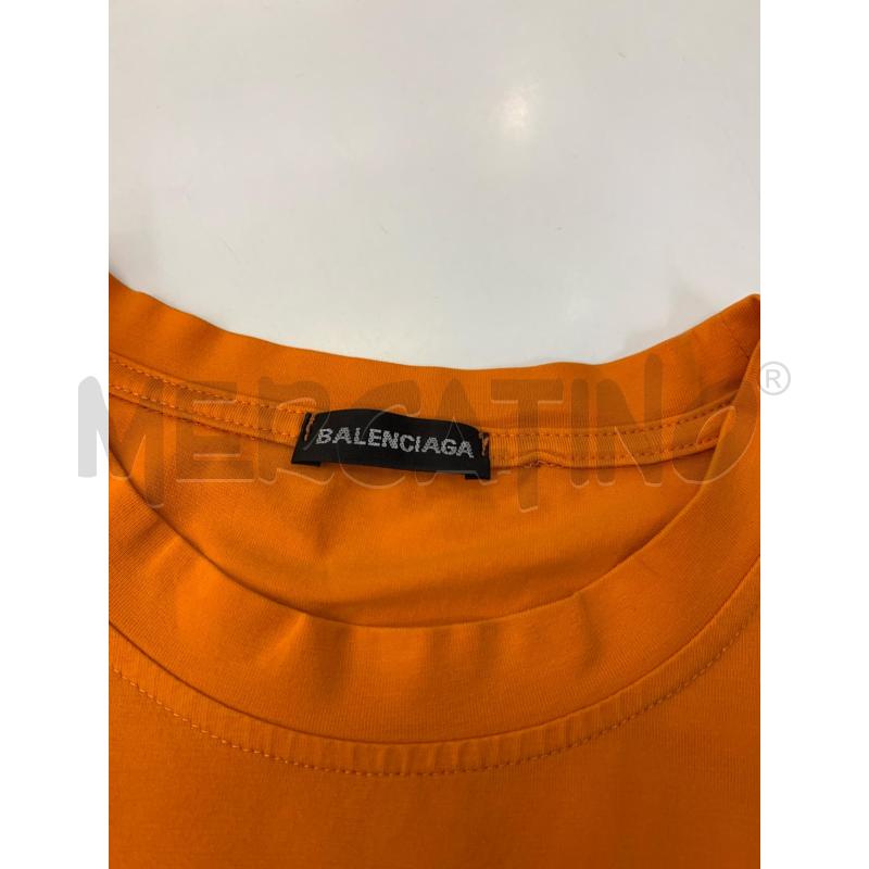 T SHIRT BALENCIAGA ARANCIONE MONOGRAM  | Mercatino dell'Usato Roma re di roma 4