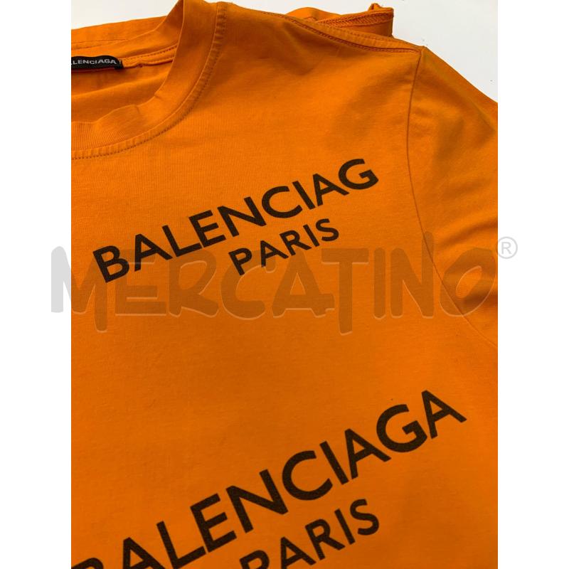 T SHIRT BALENCIAGA ARANCIONE MONOGRAM  | Mercatino dell'Usato Roma re di roma 5
