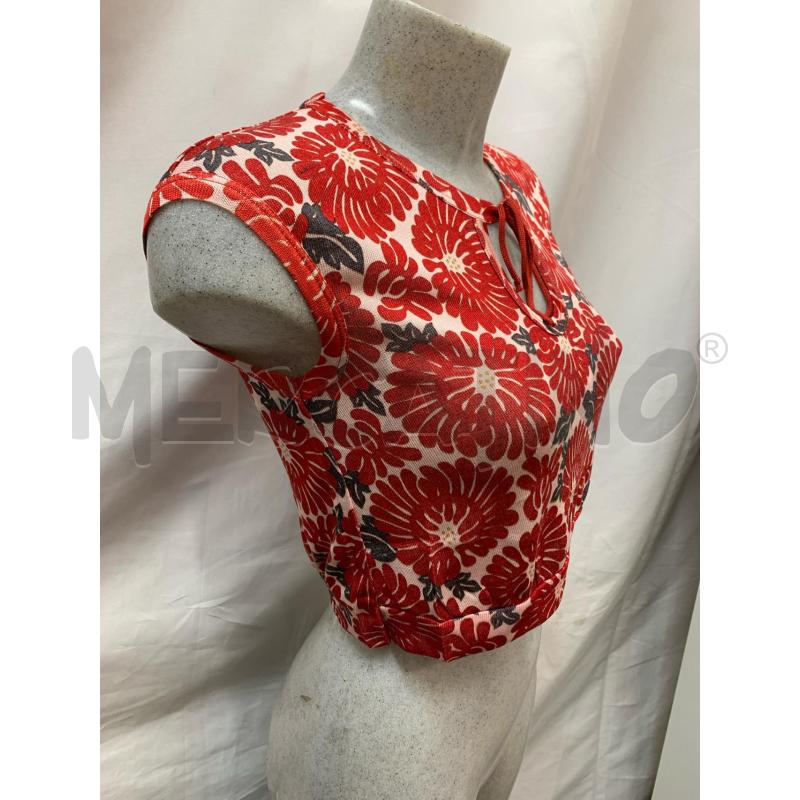 T SHIRT DONNA FENDI VINTAGE FIORI ROSSO | Mercatino dell'Usato Roma re di roma 2