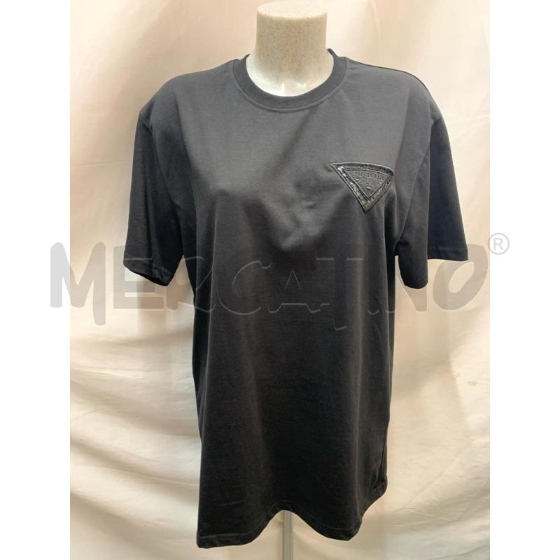 T SHIRT UOMO PRADA NERO MAXI LOGO | Mercatino dell'Usato Roma re di roma 1