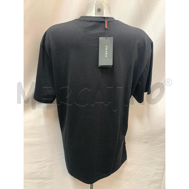 T SHIRT UOMO PRADA NERO MAXI LOGO | Mercatino dell'Usato Roma re di roma 4