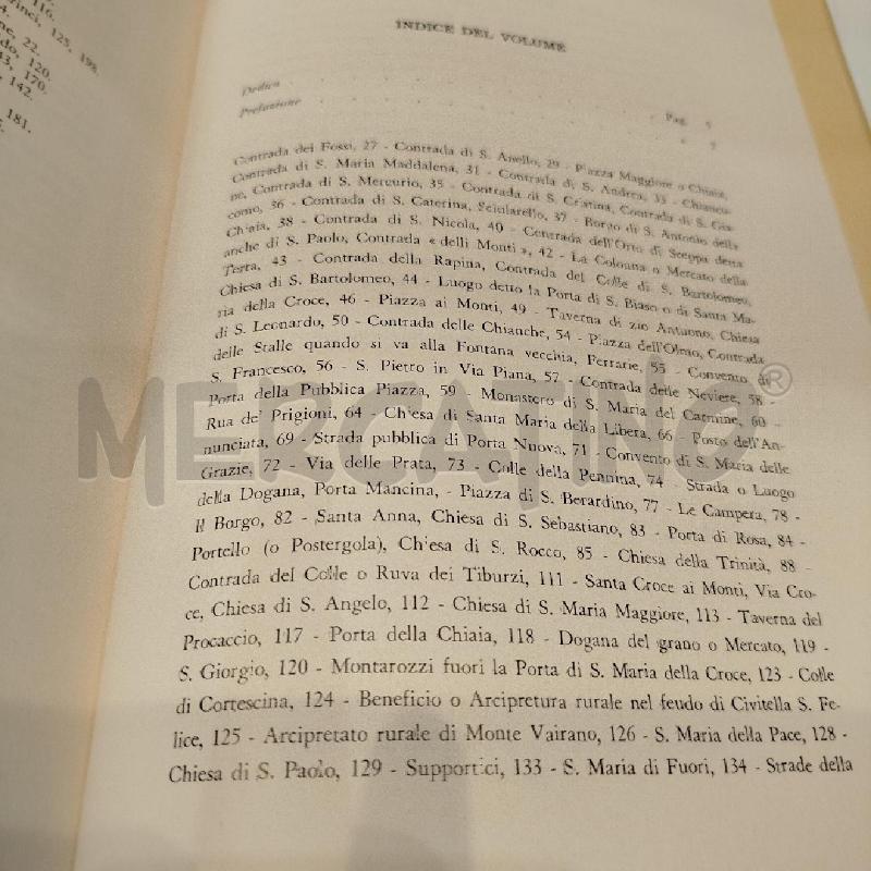 UBERTO D'ANDREA STRADE PIAZZE E CHIESE NELLA CAMPOBASSO DEGLI ANNI 1506-1806  | Mercatino dell'Usato Roma re di roma 3