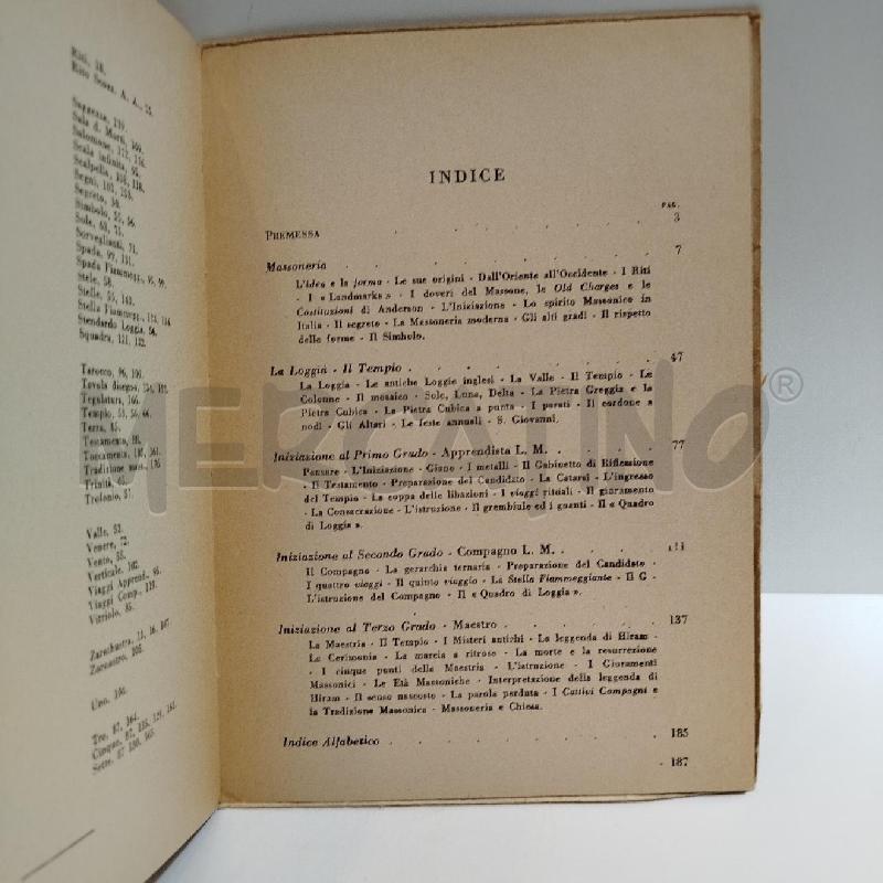 UMBERTO GOREL PORCIATTI SIMBOLOGIA MASSONICA MASSONERIA AZZURRA 1949 ATANOR | Mercatino dell'Usato Roma re di roma 4