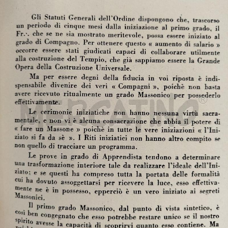 UMBERTO GOREL PORCIATTI SIMBOLOGIA MASSONICA MASSONERIA AZZURRA 1949 ATANOR | Mercatino dell'Usato Roma re di roma 5