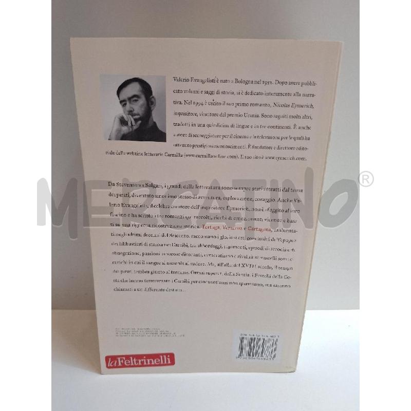 VALERIO EVANGELISTI TRILOGIA DEI PIRATI MONDADORI | Mercatino dell'Usato Roma re di roma 3
