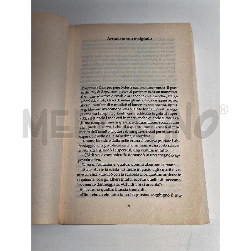 VALERIO EVANGELISTI TRILOGIA DEI PIRATI MONDADORI | Mercatino dell'Usato Roma re di roma 5