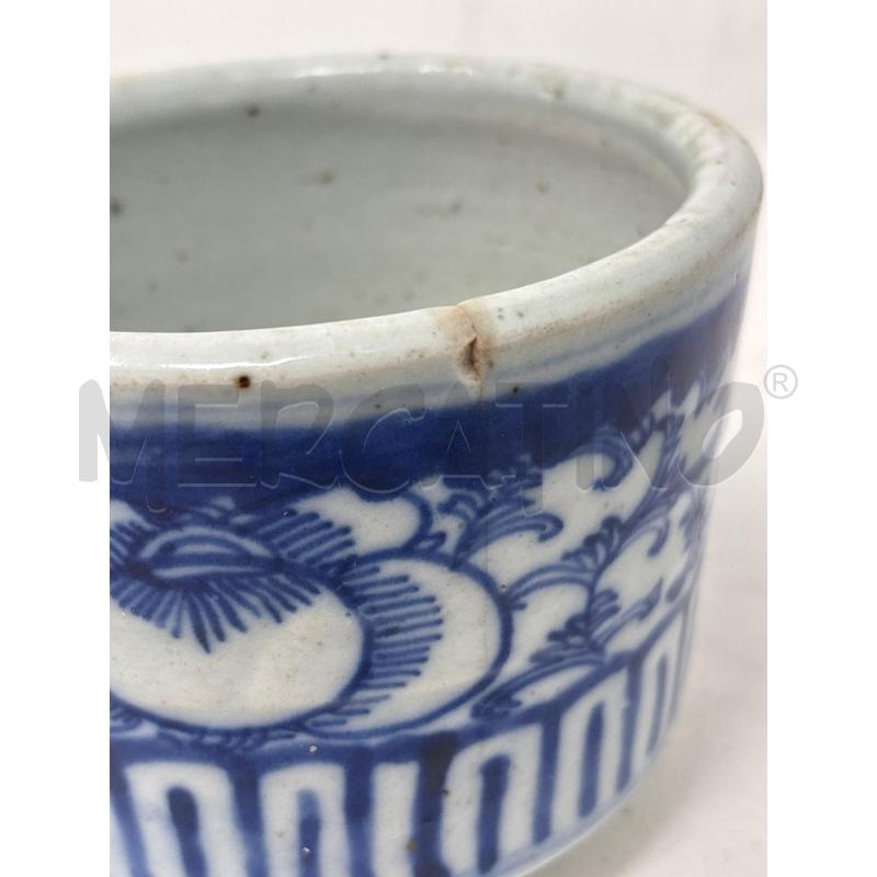 VASETTO ORIENTALE DEC RICCIOLI BLU  | Mercatino dell'Usato Roma re di roma 2