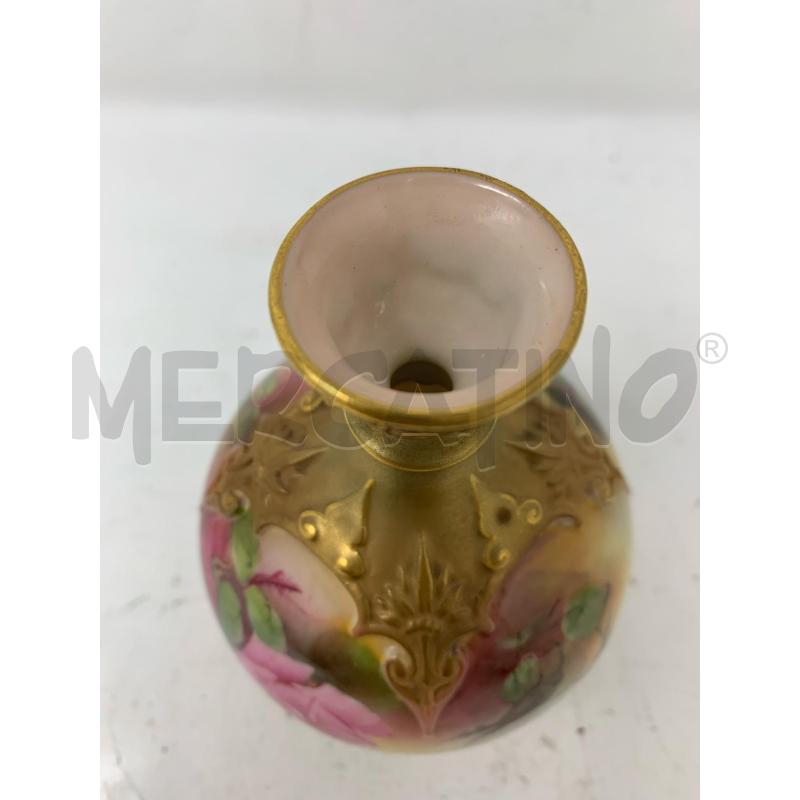 VASETTO ROYAL WORCESTER FIORI ROSA DEC ORO | Mercatino dell'Usato Roma re di roma 5