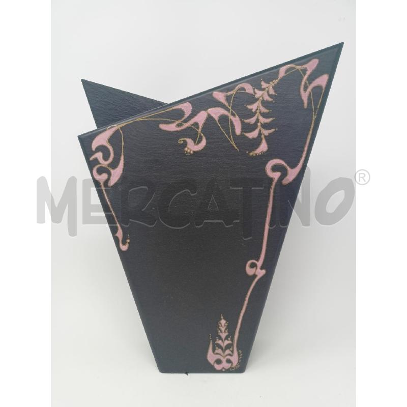 VASO ART DECO FORMA IRREGOLARE ARDESIA DEC ROSA ORO  | Mercatino dell'Usato Roma re di roma 2