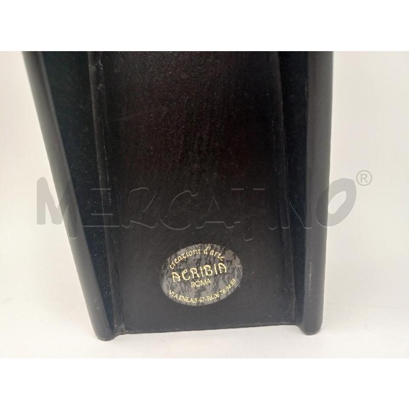 VASO ART DECO FORMA IRREGOLARE ARDESIA DEC ROSA ORO  | Mercatino dell'Usato Roma re di roma 5