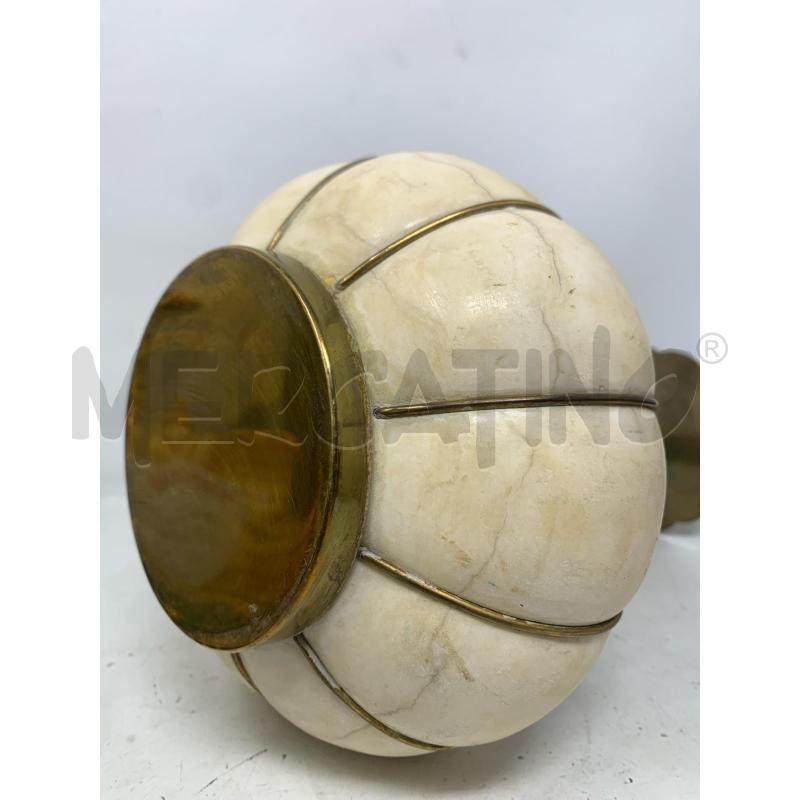 VASO BASE RESINA EFFETTO PIETRA STELO BRONZO B SAGOMATO  | Mercatino dell'Usato Roma re di roma 3