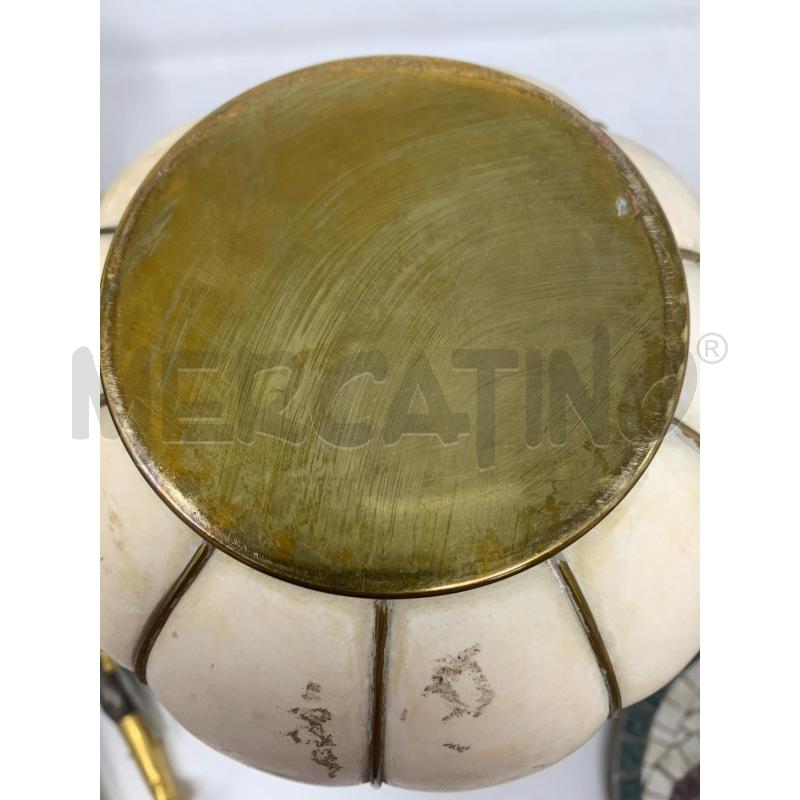 VASO BASE RESINA EFFETTO PIETRA STELO BRONZO B SAGOMATO  | Mercatino dell'Usato Roma re di roma 5