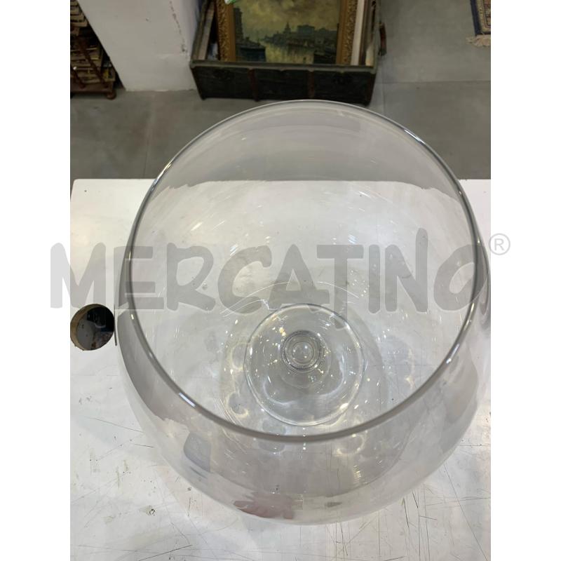 VASO CALICE GRANDE VETRO | Mercatino dell'Usato Roma re di roma 4