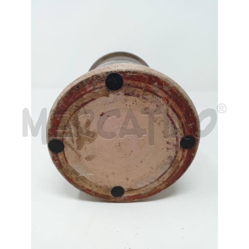 VASO CERAMICA A BIRILLO LUSTRO DORATO | Mercatino dell'Usato Roma re di roma 4